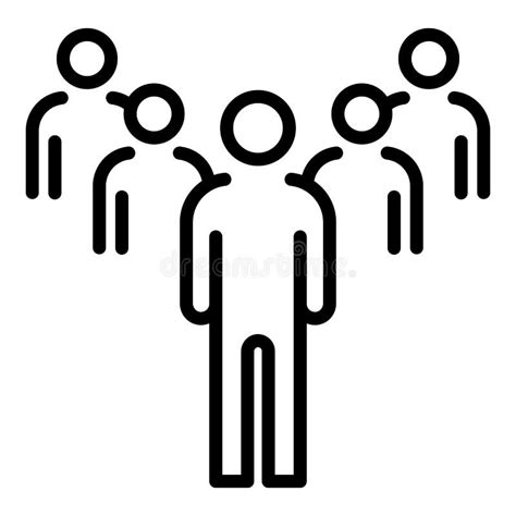 Group People Icon Outline Stock Illustrations 58 413 Group People