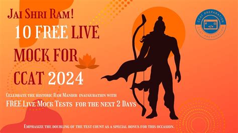 10 Free Mock Test For Cdac Ccat 2024 On Special Occasions Of Ram Mandir