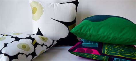 X Marimekko Pillow Cover Handmade Pattern Etsy