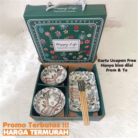 Jual AVELINE Mangkok Set Keramik Premium Peralatan Makan Piring Set