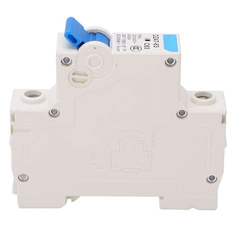 Residual Current Breakers DIN Rail Mount 63A 4500A Breaking Capacity