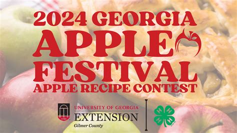 Apple Festival Apple Recipe Contest Gilmer County Chamber