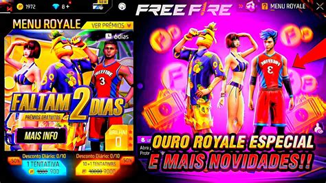 CORRE NOVO OURO ROYALE ESPECIAL SKINS DE GRAÇA DATA DA ANGELICAL