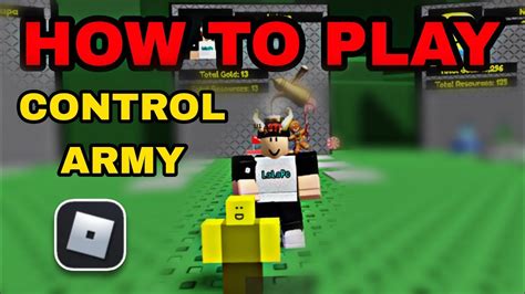 How To Play Roblox Control Army Control Army Beginner S Guide Youtube