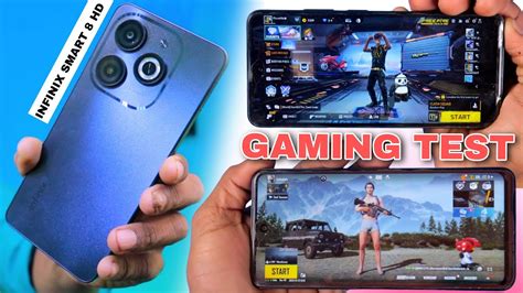 Infinix Smart 8 HD Gaming Test Free Fire Bgmi Gameplay Test