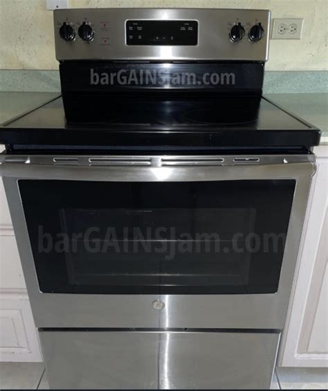 Ge Smooth Top Electric Stove High End Steel Bargainsjam