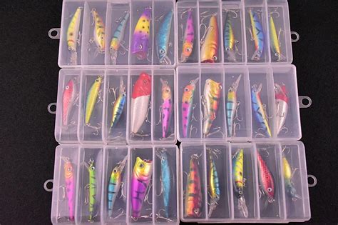 Fishing Lure Bait Kit Vib Popper Crank Minnow Pencil Artificial Lures 5