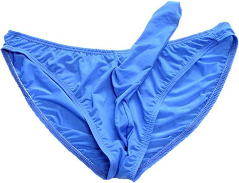 5pcs Mix Color Mens Sex Silky Penis Sleeve Bikini Pouch Briefs Panties