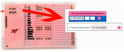 Le N De Dossier Sur Un Permis Nouveau Format Ants Site Permis De