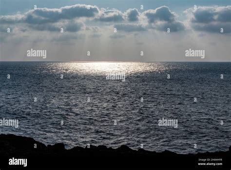 Sun Rays Over Atlantic Oceanlos Hervideroslanzarotecanariescanary