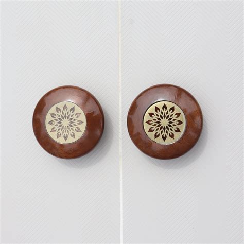 Teak Wood Brown Wooden Cabinet Door Knobs at Rs 1741/piece in Rajkot ...