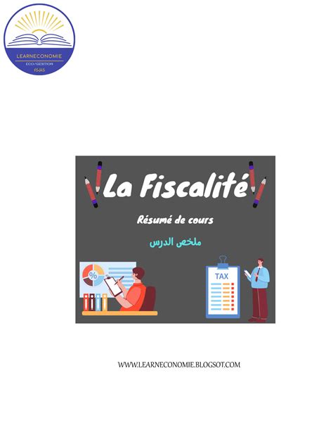 Solution La Fiscalit R Sum Learneconomie Studypool