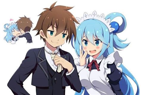 Satou Kazuma Aqua Anime Phim Hoạt Hình Dễ Thương