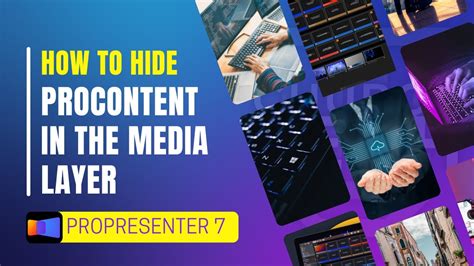 ProPresenter 7 Tutorial How To Hide ProContent In The Media Layer