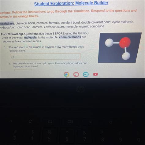 Does Anyone Have The Molecule Builder Gizmo Lab Answer Key