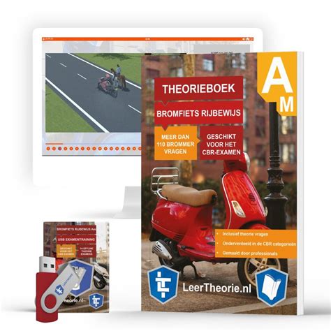 Scooter Theorieboek 2023 Bromfiets Theorieboek Rijbewijs AM