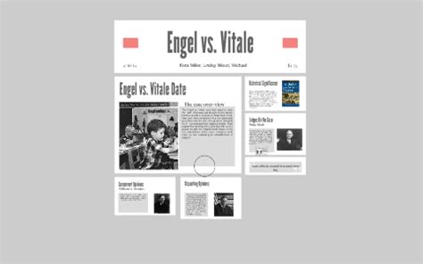 Engel Vs Vitale By Kora Miller