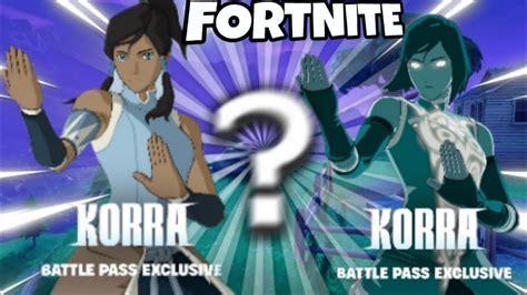 Fortnite Featuring The Korra Battle Pass Exclusive Skin Youtube