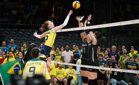 Seleção feminina vence a Coreia do Sul por 3 sets a 0 no segundo jogo