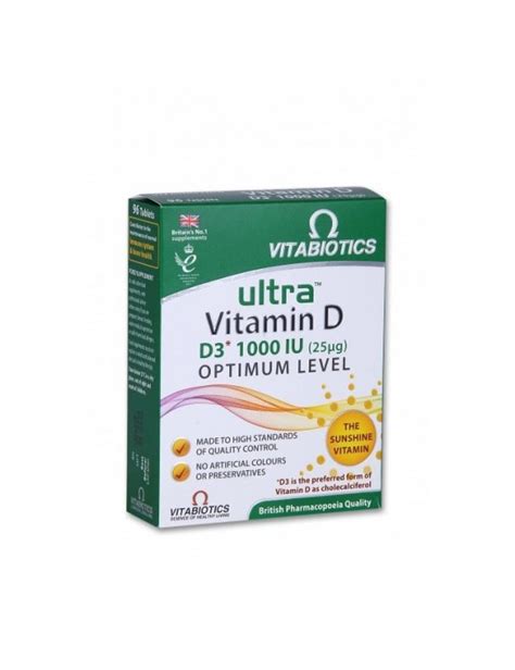 Vitabiotics Ultra Vitamin D Iu Tabs