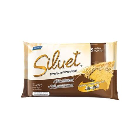 Siluet Galletas Integrales Ajonjolí 252gr Farmadon La Farmacia de