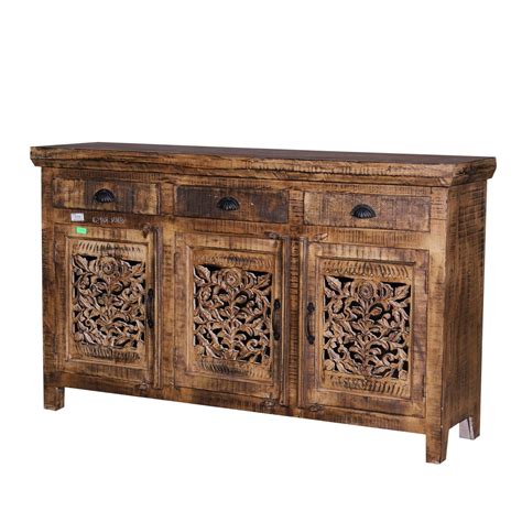 Explore Gallery Of Carved Door Metal Frame Sideboards Showing Of