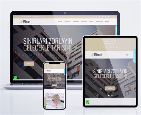 İnşaat Mimarlık Web Sitesi TemizWeb Yazılım Hizmetleri