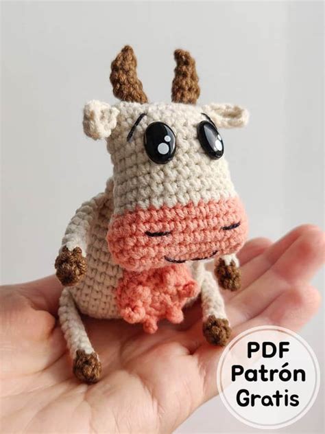 Vaca Amigurumis Llaveros Patrones Gratis Pdf