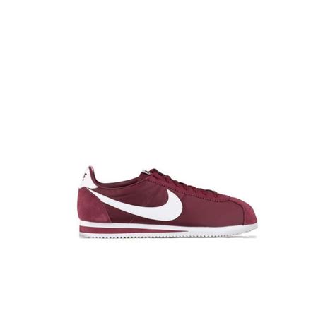 Baskets Nike Classic Cortez Nylon Bordeaux Homme Bordeaux Cdiscount