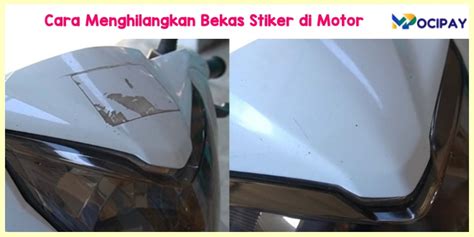 Cara Menghilangkan Bekas Stiker Di Motor Tanpa Merusak Cat