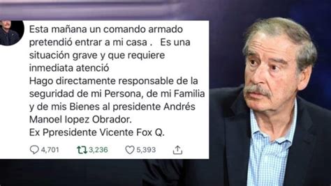 Desmienten ‘comando Armado En Casa De Vicente Fox