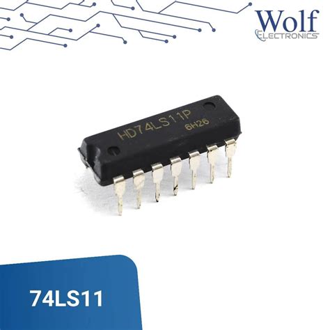 74ls11 Compuerta And 3 Entradas Wolf Electronics Wolf Electronics It