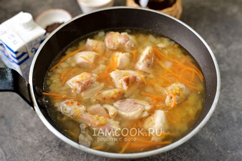 Булгур с курицей в сливочном соусе — рецепт с фото пошагово
