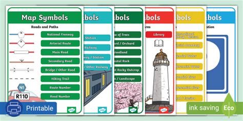 Map Skills Symbols Twinkl South Africa Teacher Made