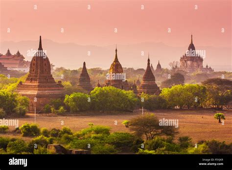 Temples in Bagan, Myanmar Stock Photo - Alamy