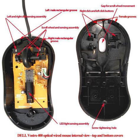 Optical Mouse Inside Parts