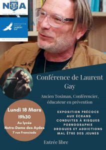 Conf Rence Laurent Gay Lyc E Notre Dame Des Aydes Blois Ditions Des B Atitudes