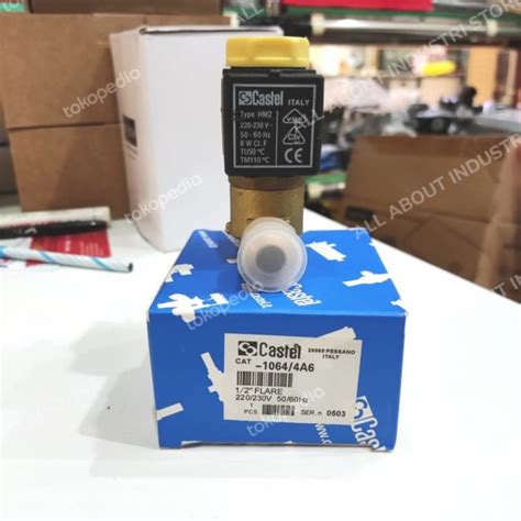 Jual Selenoid Solenoid Valve Castel Italy Cat Castel Hm