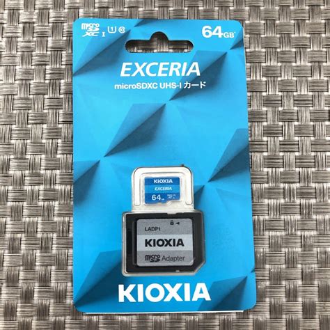 【未使用】【未使用保管品インボイス登録店ku】64gb マイクロsdカード キオクシア Kioxia旧東芝メモリー Exceria