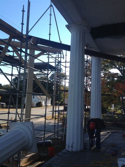 Northwood Porch Dismantling Preservation Timber Framing