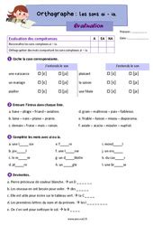 Ecrire Les Sons Difficiles Eme Primaire Exercice Valuation