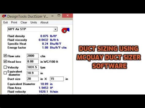 Hvac duct sizer software free download - turbobopqe