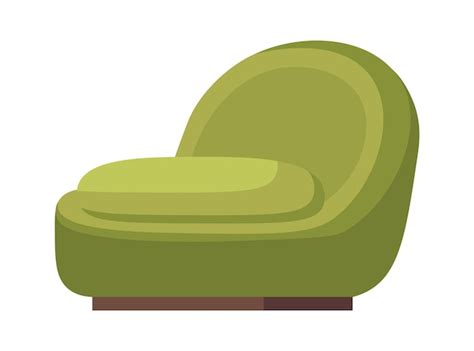 Premium Vector Modern Furniture Comfortable Armchair Vector Illustration