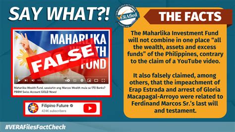 fact check video carries false claims  maharlika fund marcos wealth