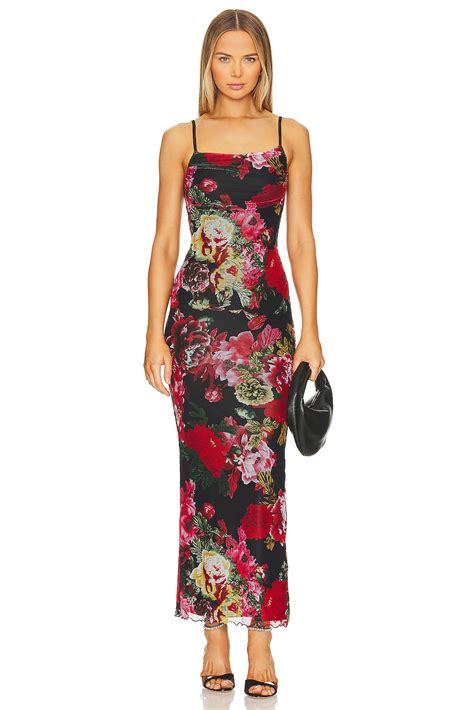 Superdown Molly Maxi Dress In Black Floral REVOLVE