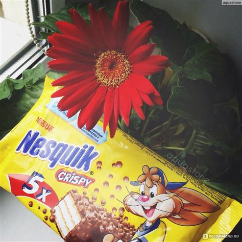 Шоколад Nestle Nesquik Crispy - «(=’ᴥ’=) Пачка вкусных несквик-вафелек ...