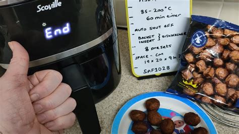 Scoville 4 3l Airfryer And Swedish Meatballs Youtube