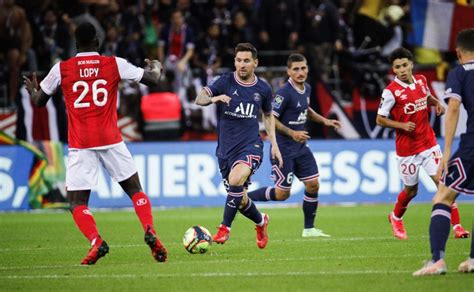 PSG derrotó a Reims en el histórico debut de Lionel Messi en la Ligue 1