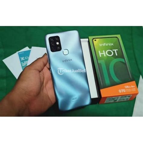 HP Infinix Hot 10 Ram 6GB 128GB Fullset Bekas Baterai 52000mAh Di Surabaya Tribun JualBeli