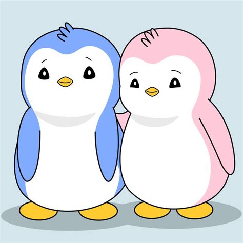 Pax And Polly The Blue And Pink Pudgy Penguins En 2024